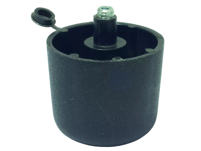 Опора h-28 черная "Американка" ПЛАСТИК регулируемая (27/50) (500шт/уп)